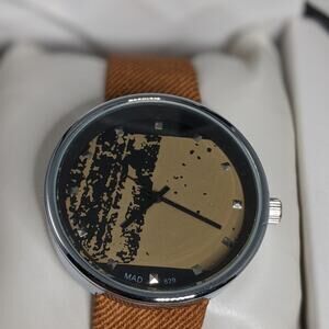 Denim Rub Wristwatch | Brown